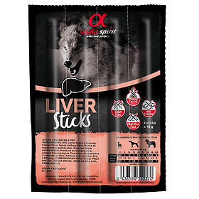 Стіки для собак Alpha Spirit Sticks Liver з печінкою 4шт