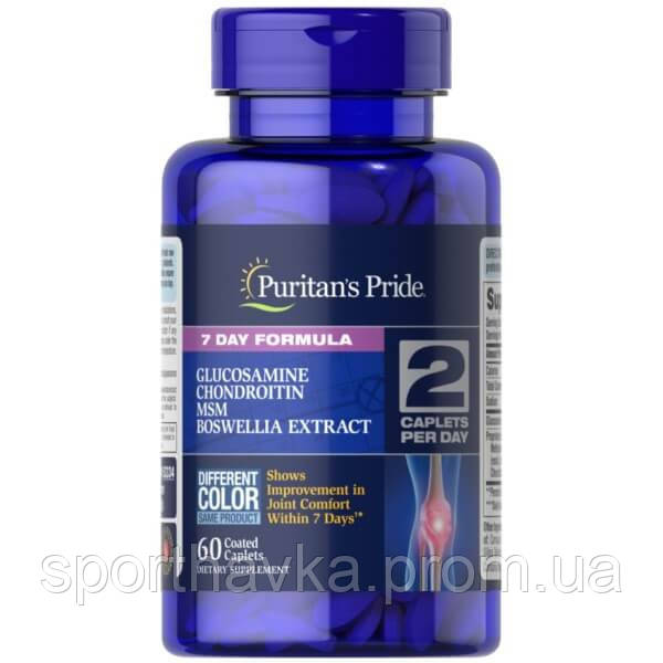 Купить 7 Day Formula Joint Soother Puritan's Pride (60 Таблеток ...