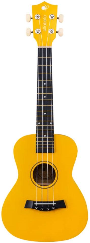 Укулеле Alfabeto U23 (жовтий) + чохол, фото 1