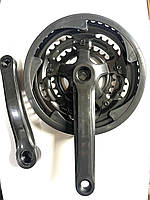 Шатун 26 303 В, 48Т, 170 мм під квадрат (Чорний пластик)