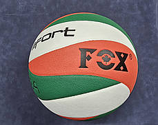 М'яч волейбольний FOX Efort IBIZA PU червоно-біло-зелений, фото 2
