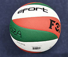 М'яч волейбольний FOX Efort IBIZA PU червоно-біло-зелений, фото 3