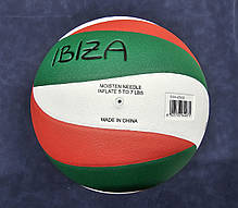 М'яч волейбольний FOX Efort IBIZA PU червоно-біло-зелений, фото 4
