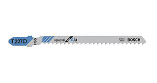 5 Лобзикових ПИЛОК T 227 D Special for Alu, HSS BOSCH 100 2608631030
