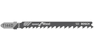 Лобзикова ПИЛКА T 144 D Speed ​​for Wood, HCS BOSCH 100 2608630040