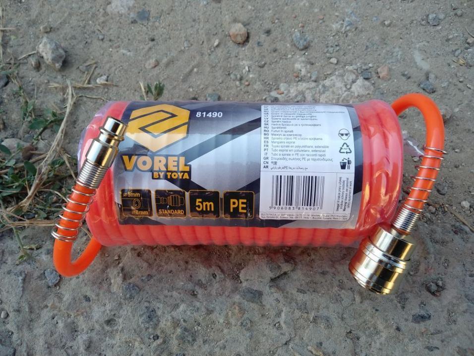 Шланг компресорний 5 м VOREL