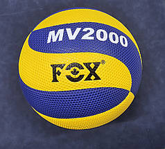 М'яч волейбольний жовто-синій FOX MV2000 PU