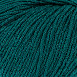 Мериносова пряжа DONA, колір смарагдовий, фото 3