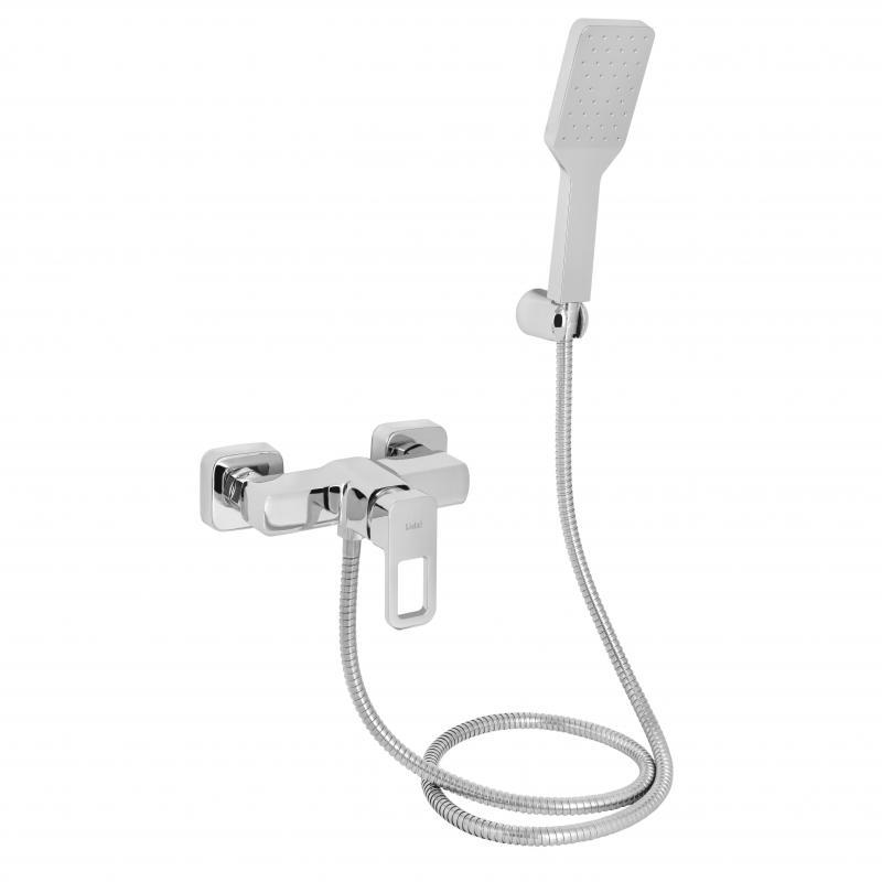 Змішувач для душу Lidz Wawel 010 (з душовим гарнітуром) (k40) LDWAW010CRM45390 Chrome, фото 1