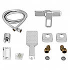 Змішувач для душу Lidz Wawel 010 (з душовим гарнітуром) (k40) LDWAW010CRM45390 Chrome, фото 7