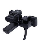 Змішувач для ванни Lidz Wawel 006 (з душовим гарнітуром) (k35) LDWAW006BLA45393 Black, фото 5