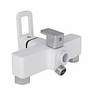 Змішувач для ванни Lidz Wawel 005 з поворотним виливом (з душовим гарнітуром) (k35) LDWAW005WHI45399 White, фото 3