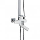 Душова система універсальна Lidz Wawel 1030 на три споживачі (з виливом) (k35) LDWAW1030WHI45401 White, фото 3