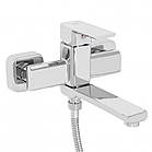 Змішувач для ванни Lidz Dozorca 0051 з поворотним виливом (з душовим гарнітуром) (k35) LDDOZ0051CRM45404, фото 3