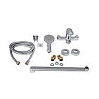 Змішувач для ванни Lidz Latwa 005 з поворотним виливом (з душовим гарнітуром) (k35) LDLAT005CRM45415 Chrome, фото 8