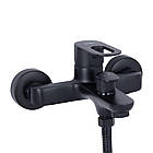 Змішувач для ванни Lidz Latwa 006 (з душовим гарнітуром) (k35) LDLAT006BLA45419 Black, фото 3