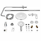 Душова система універсальна Lidz Latwa 1030 на три споживачі (з виливом) (k35) LDLAT1030WHI45427 White, фото 9