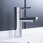 Змішувач для умивальника Qtap Spring CRM 001 латунь хром одноважільний низький, фото 3