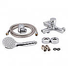 Змішувач(кран) для ванни Qtap Spring CRM 006 одноважільний латунний хром, фото 6