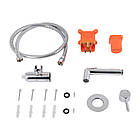 Набір для гігієнічного душу вбудованого монтажу колір хром Qtap Inspai-Varius V00440001 CRM, фото 6