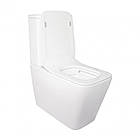 Унітаз-компакт Qtap Crow безободковый з сидінням Soft-close QT05222170W, фото 3