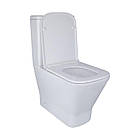 Унітаз-компакт Qtap Cardinal Ultra Quiet безобідковий із сидінням Soft-close QT04222168AUQ3W, фото 4