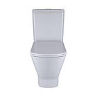 Унітаз-компакт Qtap Cardinal Ultra Quiet безобідковий із сидінням Soft-close QT04222168AUQ3W, фото 6