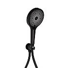 Душова система універсальна Qtap Slavonice прихованого монтажу на два споживачі QTSLA113BLM45900 Black Matt, фото 4