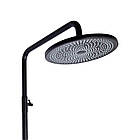 Душова система універсальна Qtap Slavonice на три споживачі (з виливом) QTSLA111BLM45911 Black Matt, фото 6