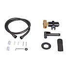 Набір для гігієнічного душу Qtap Slavonice округлий QTSLA262GMB45916 Gunmetal Black PVD, фото 6