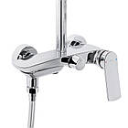 Душова система універсальна Qtap Slavonice на три споживачі (з виливом) QTSLA111CRM45909 Chrome, фото 4