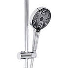 Душова система універсальна Qtap Slavonice на три споживачі (з виливом) QTSLA111CRM45909 Chrome, фото 5