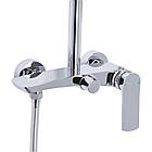 Душова система для душу Qtap Slavonice на два споживачі QTSLA110CRM45912 Chrome, фото 3