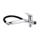 Змішувач для кухні Qtap Vlasta New з гнучким виливом з під'єднанням для питної води QTVLA364CRM45648 Chrome, фото 8