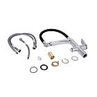 Змішувач для кухні Qtap Vlasta New з гнучким виливом з під'єднанням для питної води QTVLA364CRM45648 Chrome, фото 9