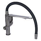 Змішувач для кухні Qtap Vlasta New з гнучким виливом із під'єднанням для питної води QTVLA364GMB45649, фото 5