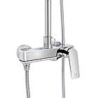 Душова система універсальна Qtap Vlasta New на три споживачі (з виливом) QTVLA111CRM45650 Chrome, фото 4