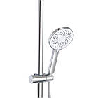 Душова система універсальна Qtap Vlasta New на три споживачі (з виливом) QTVLA111CRM45650 Chrome, фото 5