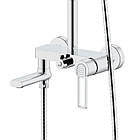 Душова система універсальна Qtap Taurus на три споживачі (з виливом) QTTAU111CRM45665 Chrome, фото 3