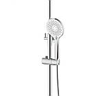 Душова система універсальна Qtap Taurus на три споживачі (з виливом) QTTAU111CRM45665 Chrome, фото 5