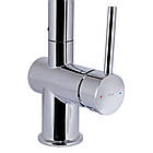 Змішувач для кухні Qtap Rozcesti з висувним виливом з під'єднанням для питної води QTROZ367CRM45941 Chrome, фото 4