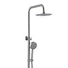 Душова система з тропічним душем і змішувачем з нержавіючої сталі Lidz (NKS) 12 32 1003, фото 6