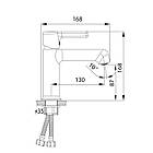 Змішувач для раковини Qtap Cardinal QTCAR270CRM45654 Chrome, фото 2
