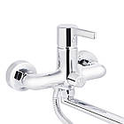 Змішувач для ванни Qtap Cardinal з довгим поворотним виливом (з душовим гарнітуром) QTCAR260CRM45657 Chrome, фото 3