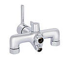 Змішувач для ванни Qtap Cardinal з довгим поворотним виливом (з душовим гарнітуром) QTCAR260CRM45657 Chrome, фото 4