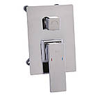 Душова система для душу Qtap Gemini прихованого монтажу на два споживачі QTGEM113CRM45696 CRM, фото 3