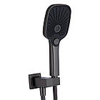 Душова система для душу Qtap Gemini прихованого монтажу на два споживачі QTGEM113GMB45698 Gunmetal Black PVD, фото 4