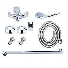 Змішувач/кран для ванни Lidz (CRM) Mars 81 005-1 New одноважільний латунний хром, фото 5