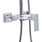 Душова система універсальна Qtap Gemini на три споживачі (з виливом) QTGEM111CRW45687 Chrome/White, фото 3