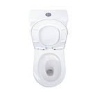 Унітаз-моноблок підлоговий Qtap Swan Ultra Quiet безобідковий із сидінням Soft-Close WHITE QT16226080AW, фото 8